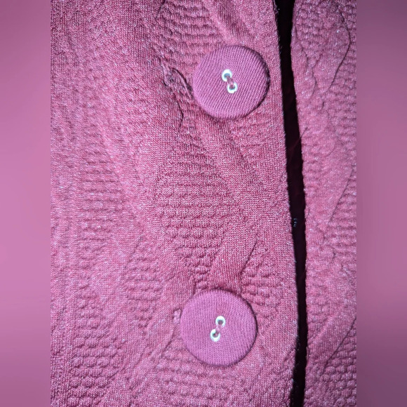 Tart Wine Red Women's Blazer Size L EUC - Picture 5 of 8